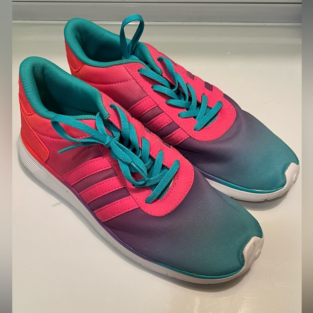 Adidas Neo Multi-color ombré Sneakers Size Youth 6.5, Women’s 8.